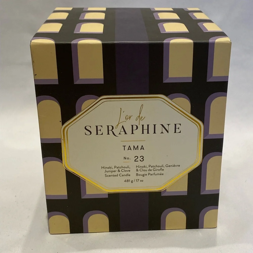 L'or de Seraphine Tama No. 23 Scented Candle, 17oz, NIB